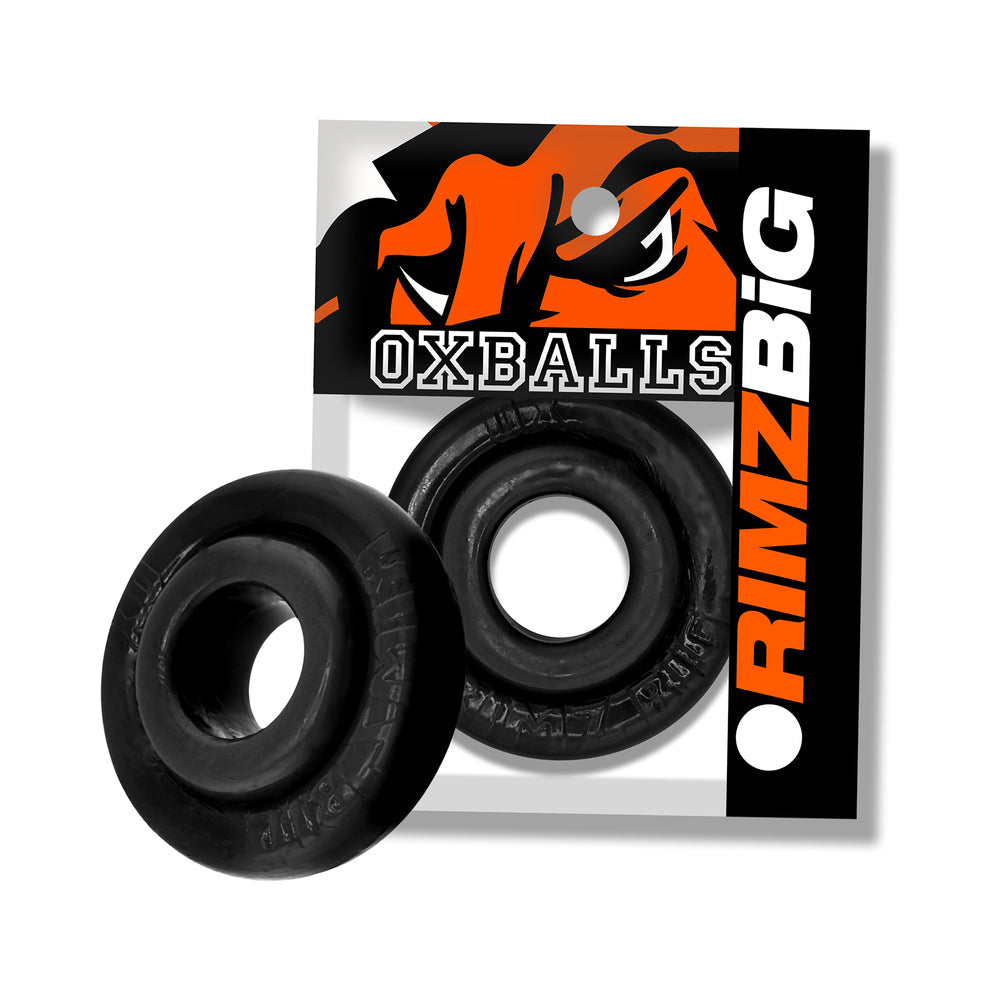 Oxballs Rimz Big Single Ring Cock Ring - Black